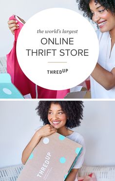 Every time you refresh your feed, we refresh our racks. With 10K new items a day, there’s 10K ways to give your wardrobe the style update it deserves. Sign up at thredUP.com and shop #secondhandfirst. Thread Up, Clothing Website, Designer Kids, About Money, Online Thrift, Online Thrift Store, Thrift Shopping