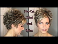 Hair Tutorial: My New Cut - Spiked Style! - YouTube Spikey Short Hair, Spikey Hair, Kort Bob, Spiky Hair, Spiked Hair, Short Choppy Hair