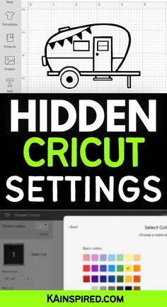 HIDDEN CRICUT SETTINGS Cricut Expression Projects, Beginner Cricut, Cricut Projects Easy, Cricut Explore Air Projects, How To Use Cricut, Cricut Cuttlebug