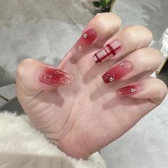 Aesthetic Nail, Asian Nails, Beauty Nails Design, Really Cute Nails, Jelly Nails, Kawaii Nails, Prom Nails