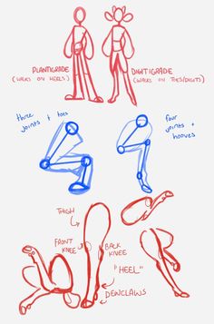 an image of how to draw people in different poses