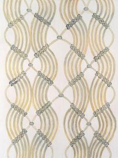 an abstract design with circles and lines on white paper, in shades of yellow and grey