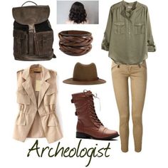 Indiana Jones Style Women, Archeology Outfit Women, Archeologist Outfit Women, Archaeologist Aesthetic Outfit, Archeologist Aesthetic Outfit, Archeologist Costume, Archaeology Aesthetic Outfit, Archaeologist Costume, Archaeologist Outfit