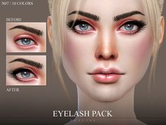 40+ Must Have Sims 4 CC Eyelashes to Create More Beautiful Sims