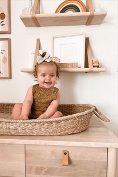 wooden nursery shelves by Timberwood Designs Nursery Design