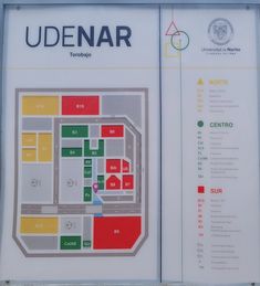 Mapa UDENAR Sign System, Psych, Floor Plan, Bullet Journal, How To Plan