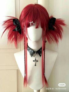 Stile Punk Rock, Κούρεμα Bob, Cosplay Hair, Kawaii Hairstyles, Fishtail Braid, Anime Hair, Hair Reference, How To Draw Hair