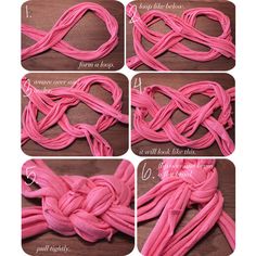 instructions to make a knotted knot