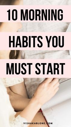 10 morning Habits for better you | morning routine for success, productivity, personal growth and self improvement. These morning habits will change your life | Morning routine | healthy morning routine | healthy morning habits | healthy morning routine | life changing habits 15 Minute Morning Yoga, Routine For Success, Morning Routine Healthy, Miracle Morning Routine, Personal Development Plan Template, Morning Routines List, Morning Routine Checklist, Personal Growth Books, Back Stretches For Pain