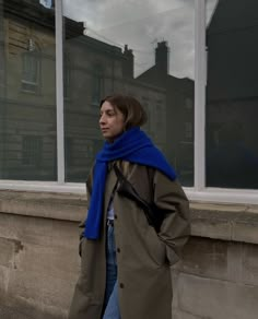 Brittany Bathgate, Hm Coat, Color Combinations For Clothes, Mum Fashion, Blue Trench Coat, Fashion Images, Minimal Fashion