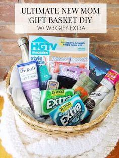 the ultimate gift basket for mom with wrigley extra products and other essentials