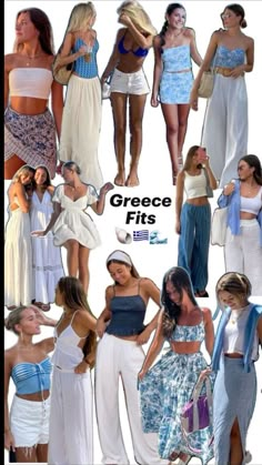 Greece Summer Outfits, Greece Fits, Surfergirl Style, Holiday Outfits Summer, Greece Outfit, Greece Summer, Beachy Outfits, Summer Holiday Outfits, Greece Trip