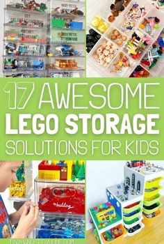 Discover the best Lego storage ideas for organizing your playroom! From clear bins to colorful drawers, here's how to tidy those Lego bricks. Best Lego Storage Ideas, Best Lego Storage, Kids Lego Storage, Storage Basement, Attic Storage Organization, Lego Storage Ideas, Lego Storage Solutions, Lego Storage Boxes, Lego Storage Organization