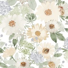 Clara Jean Southern Charm Peel & Stick Wallpaper Peel and Stick Wallpaper RoomMates Roll Neutral/Sage Hobby Lobby Peel And Stick Wallpaper, Farmhouse Peel And Stick Wallpaper Kitchen, Dogwood Flower Wallpaper, Peel And Stick Vintage Wallpaper, French Country Peel And Stick Wallpaper, Floral Wallpaper Peel And Stick, Peel And Stick Wallpaper For Small Bathroom, Modern Farmhouse Bathroom Wallpaper, Magnolia Wallpaper Joanna Gaines