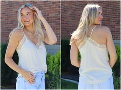 Last Ones... we are down to the final few of our Zara Cami Tank. Layering Style, Lace Trim Cami Top, Sweater Lace, Lace Trim Cami, Fresh Linen, Layered Fashion, Light Sweater