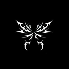 a black and white butterfly logo on a dark background with the words,'i am not