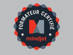 a logo for a company called mindjet, with the words for amateur certificate on it