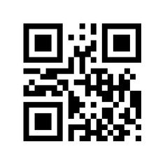 a black and white image of a qr code