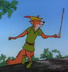 When I saw Robin Hood as a little girl, I fell in love!!!  The swagger, the accent, the self-assurance, and the romance!!  I think my love of foxes started here!! LOL Robin Hood 1973, Robin Hoods, Robin Hood Disney, Disney Movies To Watch, Animation Disney, Disney Icons, Haikou, Film Disney, Disney Animals