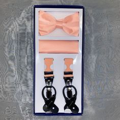 This Suspender Set Includes Adjustable Suspenders Up To 48 Inches With Clip Attachment Or Leather Button Attachment Included, Clip-On Bowtie, And Matching Pocket Square. Red Braces, Button Suspenders, Vesuvio Napoli, Gold Glitter Party, Red Suspenders, Braces Suspenders, Black Suspenders, Suspenders Men, Leather Suspenders