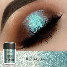 Focallure LONGLASTING Pigmented Metallic Eyeshadow Loose Powder Makeup, Make Up Designs, Glitter Eye Shadow, Eye Pigments, Glitter Eye, Metallic Eyeshadow, Loose Pigments, Pigment Eyeshadow, Perfect Eyes