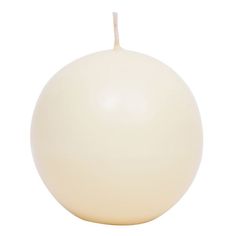 a white ball ornament on a white background