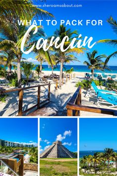 Not sure what to pack for Cancún? I have the ultimate list of things you won't want to forget when heading to paradise. | Cancun Travel | Cancun Packing List | Cancun Vacation | Mexico Vacation | Beach Packing List | Cancun Travel Tips | Cancun Mexico Pack For Cancun All Inclusive, Packing List For Cancun Mexico, What To Pack For Cancun Mexico, Cancun Essentials Packing Lists, Cancun Resort Packing List, Travel Cancun Mexico, Cancun Excursions Outfit, Breathless Cancun Soul, Packing For Cancun All Inclusive