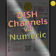 dish channels v 2 numericic