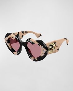 Chloe Glasses, Gucci Glasses, Heart Shaped Sunglasses, Heart Sunglasses, Acetate Sunglasses, Designer Eyeglasses