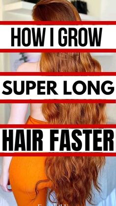 Hair Growth Tips Faster, Ways To Grow Hair, Grow Natural Hair Faster, How To Grow Hair, Make Hair Grow Faster, Regrow Hair Naturally, Longer Hair Faster, Accelerate Hair Growth