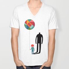 Grow Up Unisex V-Neck by Andy Westface | Society6 Andy Westface, Neck T Shirt, Growing Up