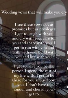 wedding vows that will make you cry i see these vows not as proms but as pril