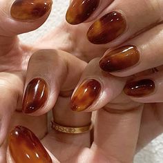 Brown Nail, Cute Acrylic Nails