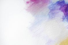 an abstract painting with white and purple colors on the bottom half of the image, it appears to be painted in watercolor