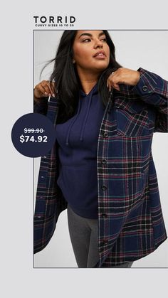 Fit Plaid Peacoat, New Street Style, Swimming Outfit, Bra And Panty Sets, Winter Clothes, Softest Sweater, Brushed Cotton, Plaid Print, Cozy Fall