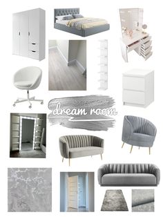 my dream room White Grey Room, Gray Room Aesthetic, Content Room, Grey Room Decor, Gray Room, Light Gray Color, Grey Room, Room Design Ideas, Color Theme