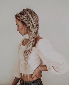 Side Braid, Cornrow, Hair Dos, Curly Hair Styles Naturally, Headband Hairstyles, Braid Styles