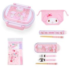 Sanrio Lunch Bag, Cute Pink Gift Sets, Sanrio My Melody, Remove Oil Stains, Cute Lunch Boxes, Pink Wallpaper Hello Kitty, Oil Pastel Drawings Easy, Hello Kitty Shoes, Cat Profile