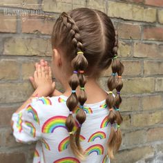 Braid Hairstyles Ideas, Girls Hairdos, Halloweenský Makeup, Cute Toddler Hairstyles, Easy Little Girl Hairstyles, Girly Hairstyles, Girl Hair Dos, Lil Girl Hairstyles, Girls Hairstyles Easy