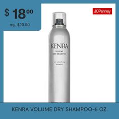 Kenra Volume Dry shampoo is a translucent spray that absorbs oils and impurities while leaving no white residue. This waterless shampoo instantly refreshes hair at the root and builds the ideal foundation for styling.Hair Type: NormalConcerns: VolumizingFluid Ounces: 5 oz.Formulation: SprayCountry of Origin: Made in US Styling Hair, Hair Care Products, Shampoos, Dry Shampoo, Care Products, Hair Care, Foundation, Spray, Free Shipping