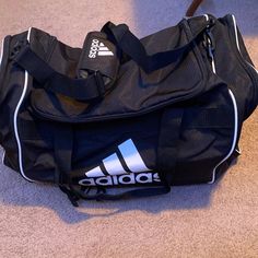 Perfect Condition Just Never Used Adidas Duffle Bag, Adidas Bags, Adidas Black, Black Adidas, Adidas Women, Travel Bags, Duffle Bag, Bag Lady, Adidas