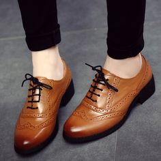 Oxford Shoes Women, Women Brogues, Patent Leather Oxfords, Oxford Shoes Outfit, Leather Oxford Shoes, Brown Shoes, Women Oxford Shoes, Pretty Shoes, Work Shoes