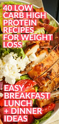 Jumpstart your weight loss with these low carb recipes and make meal planning easy! If you’re looking for a weight loss meal plan that’s healthy and easy a low carb diet is perfect for women! Whether you are researching the best low carb plans like the keto diet or looking for low carb recipes for breakfast, lunch, or dinner, you’ll find the results you need right here! 30 Day Meal Plan, Deserturi Raw Vegan, Low Carb Diet Meal Plan, Meal Plan For Beginners, Day Meal Plan, Healthy High Protein Meals, High Protein Low Carb Recipes, Low Carb Meal Plan