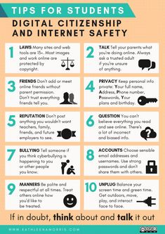 the top ten tips for students to learn how to use social media and internet safety