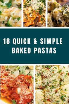 Explore a variety of delicious pasta dishes with these easy-to-follow recipes. From classic favorites to creative twists, these baked pasta recipes are perfect for satisfying your cravings and impressing your family and friends. Elevate your cooking game and discover new ways to enjoy this comforting and versatile dish. Whether you're a pasta enthusiast or simply looking for new meal ideas, these pasta dishes are sure to become staples in your recipe collection. Try them out today and indulge in 5 Star Pasta Recipes, Fresh Pasta Recipes Dishes, Creamy Pasta Casserole Recipes, Pasta Recipe For A Crowd, Leftover Pasta Ideas, Make Ahead Pasta Dishes, Quick Simple Pasta, Pasta Recipes For A Crowd, Pasta Ideas For Dinner