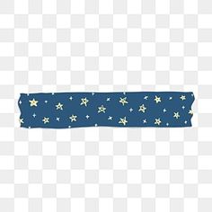 a blue ribbon with gold stars on it, in the shape of a star pattern