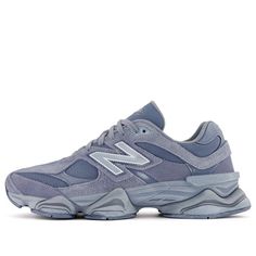 New Balance 9060 'Washed Blue' U9060IB - KICKS CREW Blue New Balance Shoes, Big Sneakers, Nike Air Uptempo, Pretty Sneakers, New Balance 9060, Low Ankle Boots, Pretty Shoes Sneakers, Fashion Shoes Heels, Limited Edition Sneakers