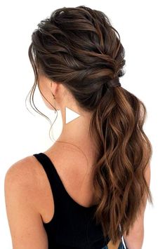 ✓✓✓Brown Twists Into Ponytail  Get to know how to bring ponytail hairstyles to the next level. Braids...rls...ves and textured ponytails will change the game. hairstyles braids, hairstyles for short straight hair black, , Up Ponytail, Hairstyles High, Cute Ponytail Hairstyles, Wedding Hair Inspiration, Hair Ponytail Styles, Penteado Cabelo Curto, Ponytail Styles, High Ponytails, Wedding Hair And Makeup