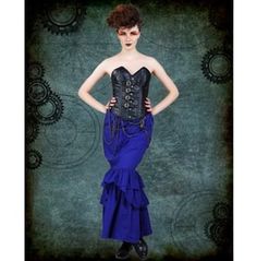 Steampunk Neo Victorian Gothic Womens Costume Fitzsimon Fitted Skirt C1223 Steampunk Skirts, Medieval Pirate, Captain Costume, Victorian Skirt, Steampunk Woman, Steampunk Skirt, Gothic Skirt, Steampunk Dress, Steampunk Women