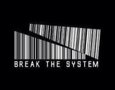 the barcode logo for break the system